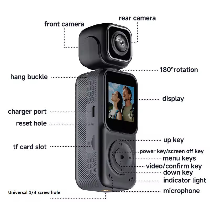 📷 Caméra d’Action Portable