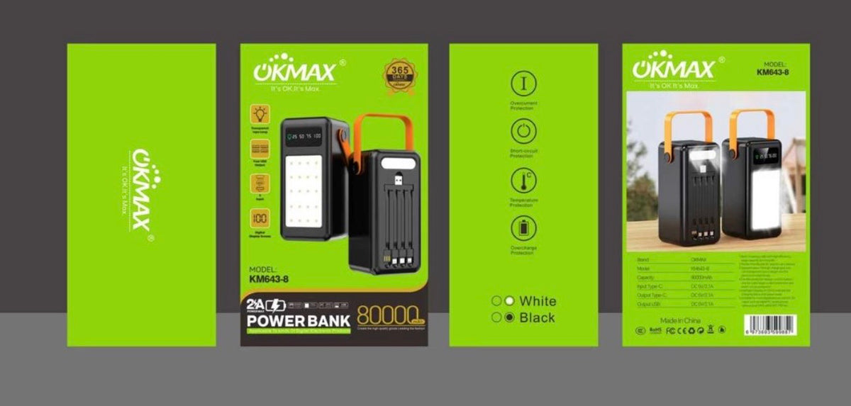 POWER BANK 80000mAh⚡
