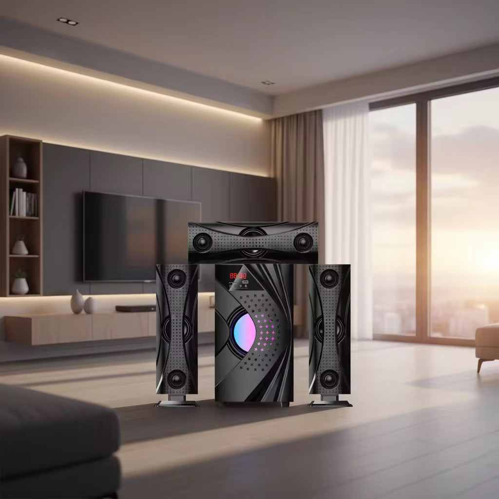 🔊🔥 HOME THÉÂTRE AMANI Q10 – SYSTÈME AUDIO 3.1 CANAUX