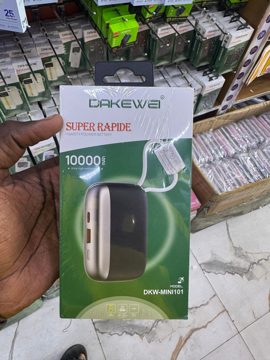 ⚡ POWER BANK POCHE ORIGINAL 10 000 mAh – ULTRA RAPIDE