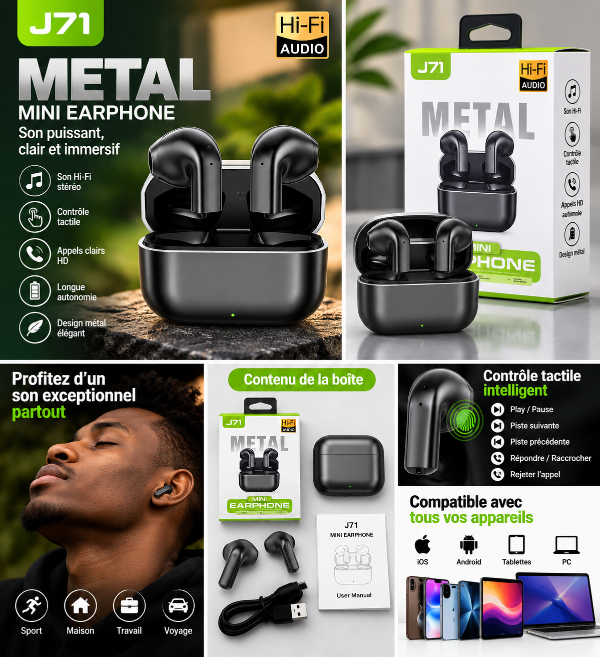 AirPod métal