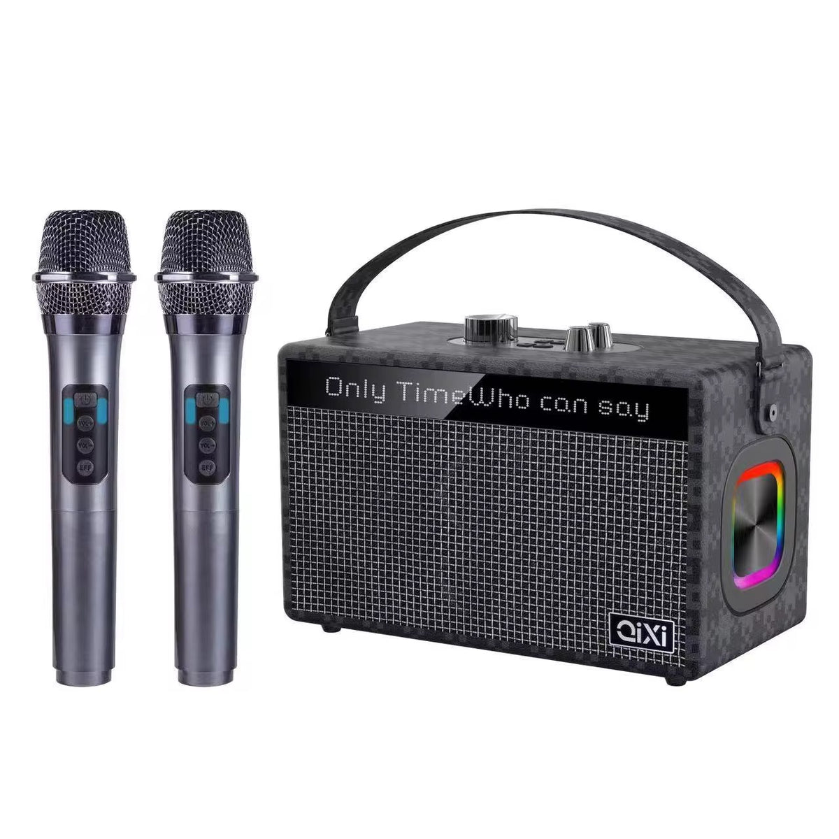 🎤🔊 ENCEINTE KARAOKÉ BLUETOOTH SK-2077 AVEC 2 MICROPHONES SANS FIL