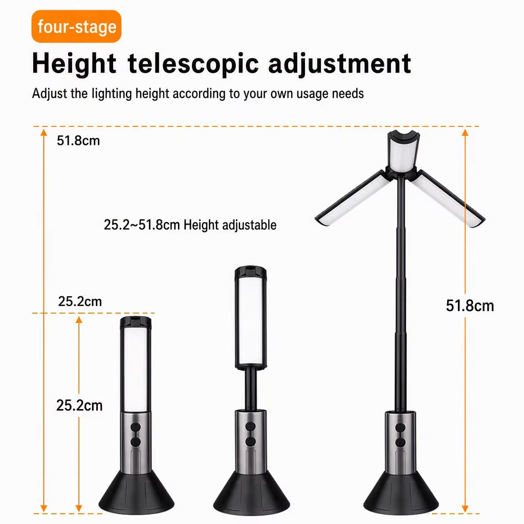 💡 LAMPE DE CAMPING 3 EN 1