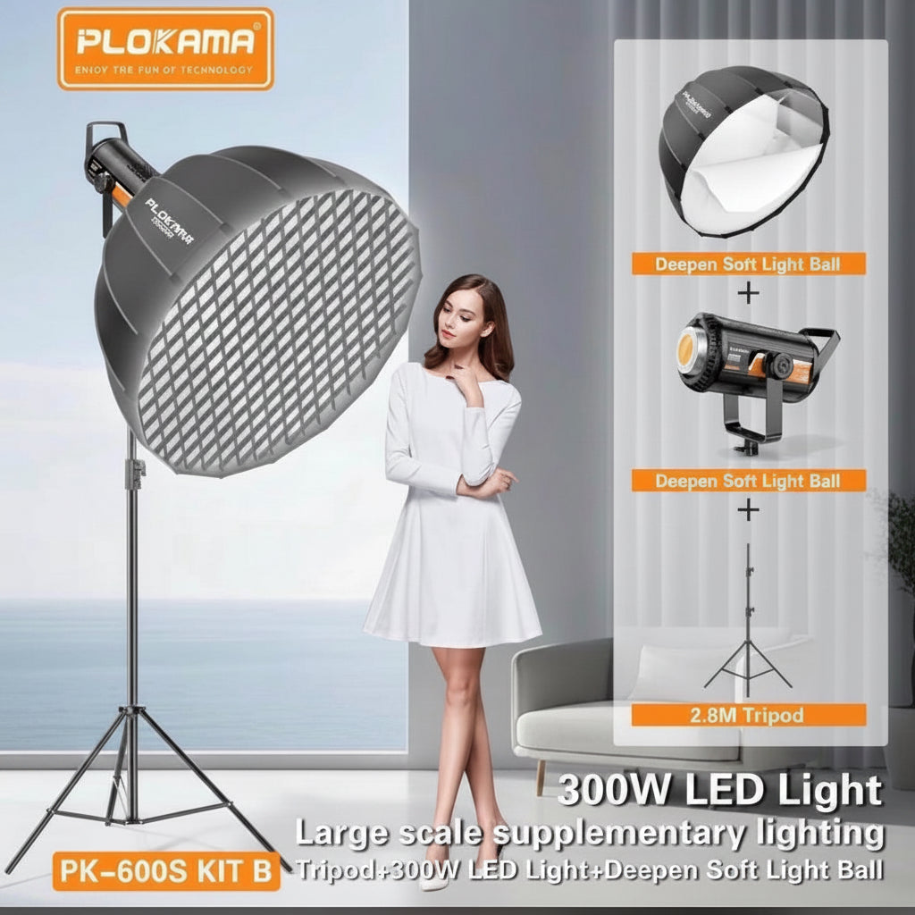 Projecteur Professionnel Plokama PK600S – 300W