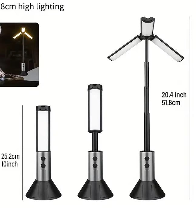 💡 LAMPE DE CAMPING 3 EN 1