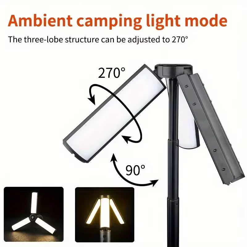 💡 LAMPE DE CAMPING 3 EN 1