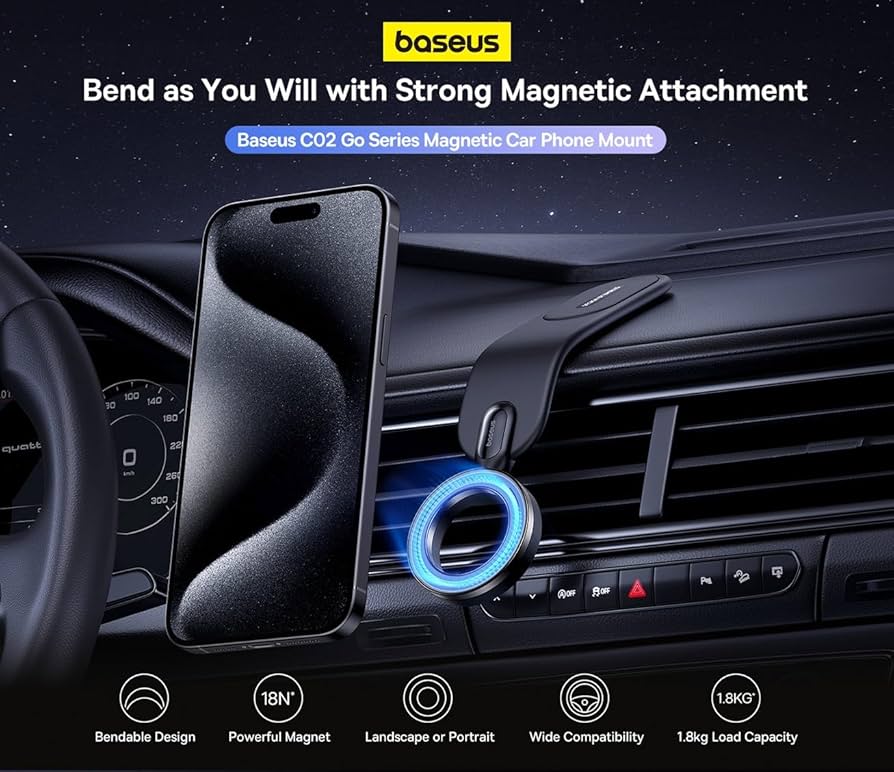 📱 Support magnétique voiture