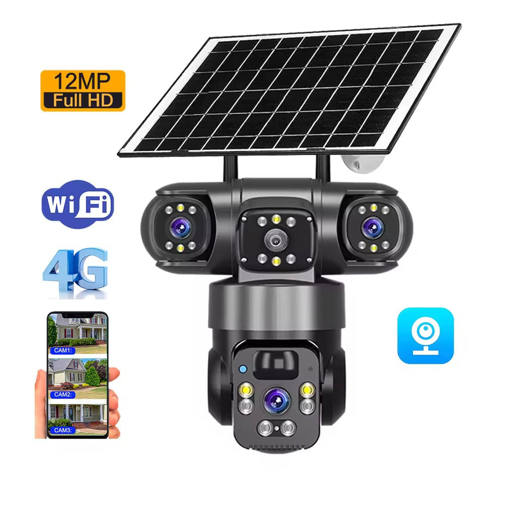 🔥 CAMÉRA DE SURVEILLANCE SOLAIRE